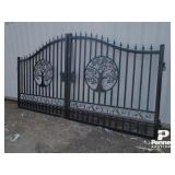 Greatbear Dual Swing Wrought Iron Gate Tree 14'