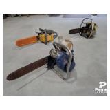 (2) Pioneer, (1) Antique Chainsaw & (1) Husqvarna