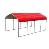 Golden Mount Classic Steel Carport - 12 FT * 20 FT