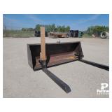 60' John Deere Bucket w/ Pallet Forks