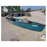 Coleman Canoe w/ Padded Seats & Paddles