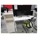 *OS Desk Setup w/ Chair & Storage Cabinet, Workspa