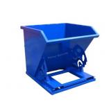 Greatbear Self Dumping Hopper 1 Cubic Yard Blue