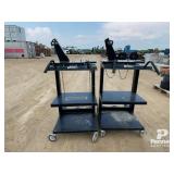 2 Rolling Shelf Cart's