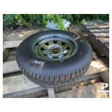 205/75R15 Tire w/ 5 Bolt Trailer Rim (Unused)