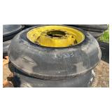 12.4-30 Row Crop Ag Tire w/ John Deere Rim