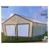MS2322 Double Garage Shed 23'x22'