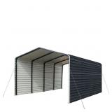 StanForge-MSC1220F Metal Garage Shed 12' X 20'