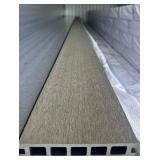16' Composite Deck Board Wood Grain Grey/Brown