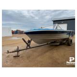 *Fiberglass Boat w/ Home Built Trailer