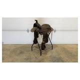 Western Saddle w/ Stand