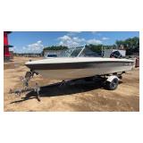 Sunray SV 535 Fiberglass Ski & Fish Boat