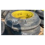 12.4-30 Row Crop Ag Tire w/ John Deere Rim