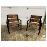 Steel Frame Patio Chair's