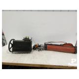 Hydraulic Pump & Golf Clubs