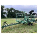 *O/S 25' JD 680 Chisel Plow Deep Tiller w/ Harrows