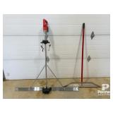 5' Electric Power Screed 36' Aluminum Rake