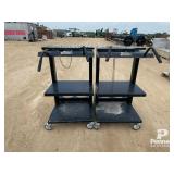 2 Rolling Shelf Cart's
