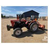 1984 Yanmar YM165D Tractor w/ 42' Kubota Tiller
