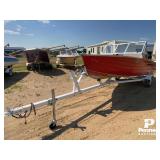 16' Aluminum Fishing w/ Trailer Boat