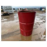 45 Gal Steel Open End Barrel / Drum (Red)