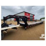 2014 PJ Gooseneck Flatdeck Trailer 44' Tridem