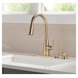 Delta Varos Pull-Down Kitchen Faucet Rt $330.