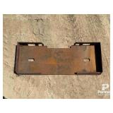 Weld on Skid Steer Q/C Bracket