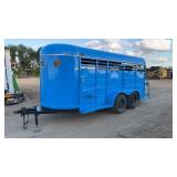1972 Steel Fab Livestock Trailer 15-FT
