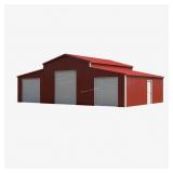 SDLANCH Triple Garage Shed 42'x30'