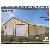 MS2642 Double Door Garage Shed 42'x26'