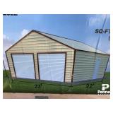 MS2322 Double Garage Shed 23'x22'