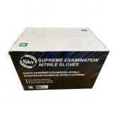 5 Mil Sky Black Nitrile Gloves M