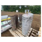 (2) 100lb Propane Tanks w/ (3) Heaters