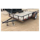 Homemade Utility Trailer 12-FT S/A w/ Ramps
