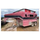 1993 Norberts Gooseneck Livestock Trailer 12-FT