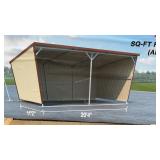 LS1220 Livestock Shelter 12'x20'