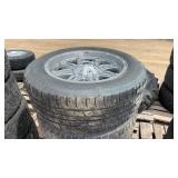 275/55R20 Tire w/ Fuel Rim (Fits Chevy 1500)
