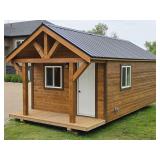 12'X24' Insulated Cabin on 6X6 Fir Skids (Unused)