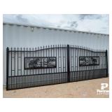 18.5' Bi-Parting Driveway Gate