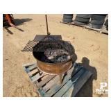 Fire Pit w/ Swing Cooking Grate