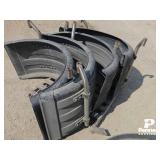 (4) Poly Half Tub Truck Fenders