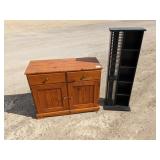 *OS Wooden Cabinet + CD Organizer Shelf