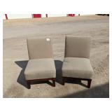 *OS 2 Beige Chairs