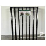 Black Galvanized Steel FencingPack of 10 panel
