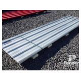 12' Corrugated Polycarbonate Roofing in Clear
