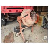 *O/S Concrete Mixer & Fuel Tank w/ Hand Pump