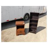 *OS End Table + Black Book Shelf