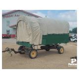 Horse Drawn 12'x6' Wagon w/ Canvas Cover