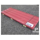 8' Polycarbonate Roof Panel in Red
